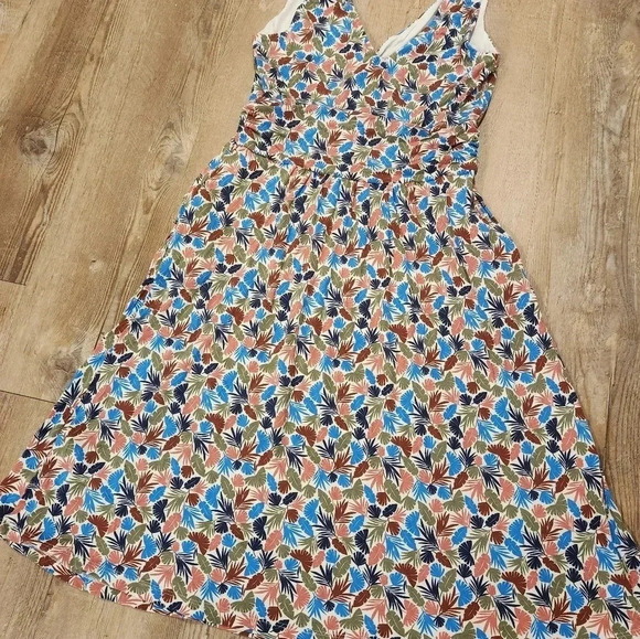 Boden Effie Tropical Print Dress - Picture 3 of 7